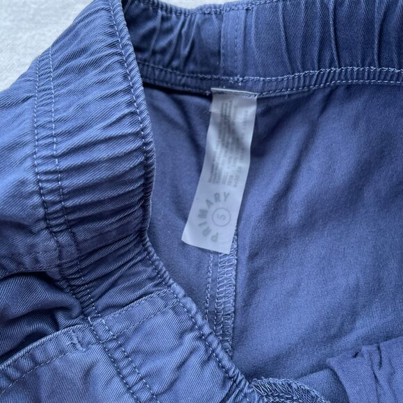 Primary Stretch Chino Drawstring Pants, "Sunwashed Navy," Size 5, GUC, Pair #4 - Picture 13 of 14